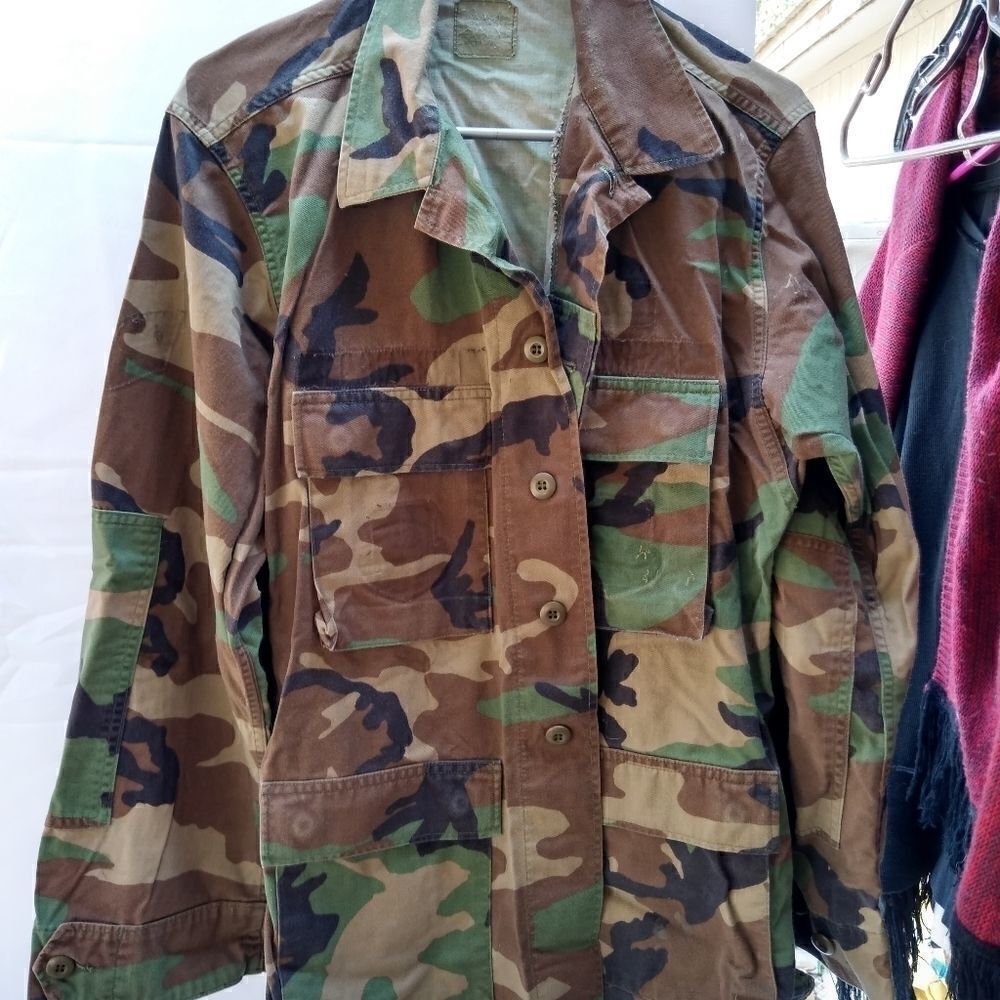 Authentic military camo shirt 